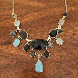 LOFT | Semiprecious Statement Necklace | 18” Adjustable